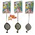 P1082 - Brinquedo Passáros Bird Corda Glass Cicle - Imagem 1