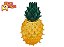 W9134 Dog Mordedor Bom Amigo Pineapple - Imagem 1