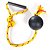 Cod.: 797 Bola Grande Maciça LCM com Corda Extraforte 80mm - Imagem 1