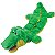 Brinquedo Mordedor Pelúcia Jacaré Multi Squeaker - Imagem 1