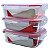 Kit 3 Potes De Vidro Vedação Hermética 1520ml com Tampa - Imagem 3
