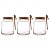 Pote Vidro Tempero Tampa Rolha C/ Colher Bambu 240ml Lyor - Imagem 1