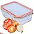 Kit 4 Potes Vidro Hermético 1000ml Marmita c/Trava Vedação Cozinha - Imagem 6