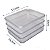 Porta Frios Triplo Triplex 3 Andares Acrilico Resistente Kit Com Pegador Inox - Imagem 8