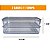 Kit Porta Frios Duplo Empilhável com Tampa em Acrílico Resistente + Pegador de Frios Aço Inox Gold 20cm Cozinha - Imagem 10