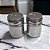 Kit 2 Peças Porta Temperos Saleiro Pimenteiro Em Aço Inox Polvilhador Cozinha Com Tampa - Imagem 1