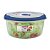 Pote Plástico Saladeira 3.2L Bege Vasilha Com Tampa Resistente Sanremo Cozinha - Imagem 3