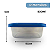 Conjunto 3 potes plástico 530ml sanremo freezer microondas - Imagem 6