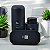 Kit Porta Sabonete Liquido Escova De Dente Bandeja Bold Preto - Imagem 1