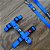 Kit Peitoral H Antipuxão + Guia para cães - Azul Royal - Imagem 5