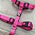 Peitoral H + Guia para cães - Rosa dark - Imagem 2