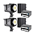 2 ILUMINADORES DE LED PROFISSIONAIS SOKANI X100 + 4 BATERIAS (DIÁRIA) - Imagem 1