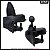 OUTLET - Capa Protetora Qualicapas Compatível com Câmbio Logitech Driving Force Shifter G29 G920 G923 Simulador Gamer - Imagem 3