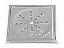 Grelha Tampa Inox para Ralo Quadrada15x15cm com Caixilho - Imagem 1