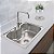 Cuba Morgana Tramontina Aço Inox 69x49 Sem Acessórios - Imagem 3