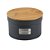 Pote Lata Metal Porta Biscoito Cookies Matte Chumbo 3500 Ml - Imagem 1