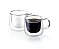 Conjunto Jogo Xicaras Café Vidro 80ml Mimo Style 2 Peças - Imagem 1
