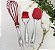 Kit Conjunto Utensílios Silicone Vermelho 3Pçs - Imagem 2