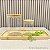 Kit Pote Vidro + Bandeja de Bambu 28cm 3Pçs Plasvale - Imagem 1