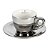 Kit Jogo Xicaras Café Cromado 12 Peças Full Fit - Imagem 1