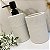 Kit Banheiro Bancada Cerâmica Branco Fosco Dolce Home 2pçs - Imagem 4