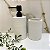 Kit Banheiro Bancada Cerâmica Branco Fosco Dolce Home 2pçs - Imagem 2