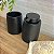 Kit Banheiro Bancada Cerâmica Preto Fosco Dolce Home 2pçs - Imagem 6