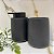 Kit Banheiro Bancada Cerâmica Preto Fosco Dolce Home 2pçs - Imagem 3