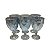 Kit Taças Diamond Metalizada 6Pçs Lyor - Imagem 1