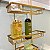Prateleira Porta Shampoo Encaixe Box Arthi Com Saboneteira Dourado Fosco Arthi - Imagem 5