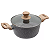 Panela Com Tampa Indução Cerâmica 20cm 2,4l Cinza Dolce Home - Imagem 1