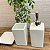 Kit Banheiro Bancada Cerâmica Branco Dolce Home 3pçs - Imagem 3