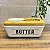 Manteigueira Porta manteiga Tampa de Bambu Branca Manhattan Hauskraft 400ml - Imagem 2