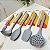 Kit Conjunto Utensílios Silicone Cinza Grey Mimo 5pçs - Imagem 2