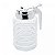 Meleira Porta Mel de Vidro com Tampa de Plástico Cromada 280ml Lyor - Imagem 1