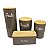 Kit Jogo Pote Lata Metal Chá Café Biscoito Pasta Brinox Fendi 4 Peças - Imagem 1