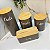 Kit Jogo Pote Lata Metal Chá Café Biscoito Pasta Brinox Fendi 4 Peças - Imagem 4
