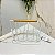 Suporte Escorredor Porta Copos Bancada Branco / Preto Aço Madeira Eco Arthi - Imagem 4