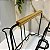 Suporte Escorredor Porta Copos Bancada Branco / Preto Aço Madeira Eco Arthi - Imagem 5