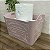 Cesto Organizador Decor Paris Rosa Nude - Imagem 2