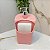 Porta Detergente Bucha Dosador Cromado Rosa - Imagem 1