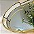 Bandeja Espelhada Wolff Metal Dourada Oval 32x18x5 - Imagem 2