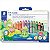 Lápis de Cor Staedtler Buddy 12 Cores Jumbo + Apontador Jumbo - Imagem 1