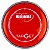 Pele de Bateria Williams Drumheads 6" WR2 Red Target (M188) - Imagem 1