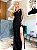 VESTIDO FRIDA PAETÊ SEREIA DETALHE OMBRO - PRETO - Imagem 1