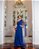 VESTIDO BEAUTIFUL SHINE UM OMBRO - AZUL ROYAL - Imagem 1