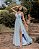 VESTIDO BEATRIZ FRANZIDO BUSTO - AZUL SERENITY - Imagem 1