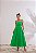 VESTIDO JUJU LONGUETE LASTEX - VERDE BANDEIRA - Imagem 1