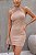 VESTIDO CURTO FRENTE ÚNICA MARIAH - CAPUCCINO - Imagem 4