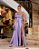 VESTIDO FESTA GLAM DECOTE OMBRO A OMBRO ZIBELINE - LAVANDA - Imagem 1